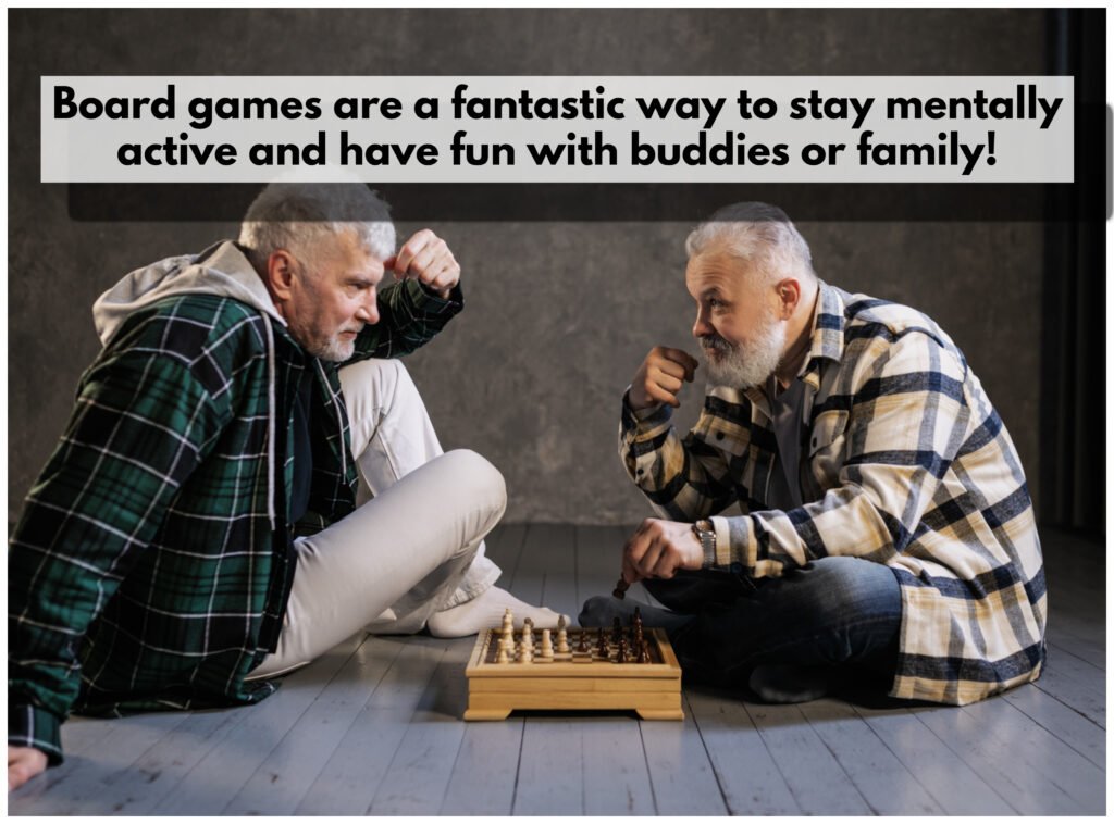 These kinds of board games are one of the best social activities for seniors to enjoy!