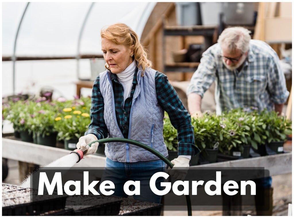 Gardening is one of the great social activities for the elderly!