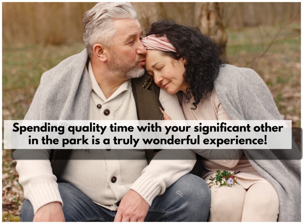 Social Activities for Seniors: Sharing special moments with your beloved one in the park can be a really remarkable adventure!