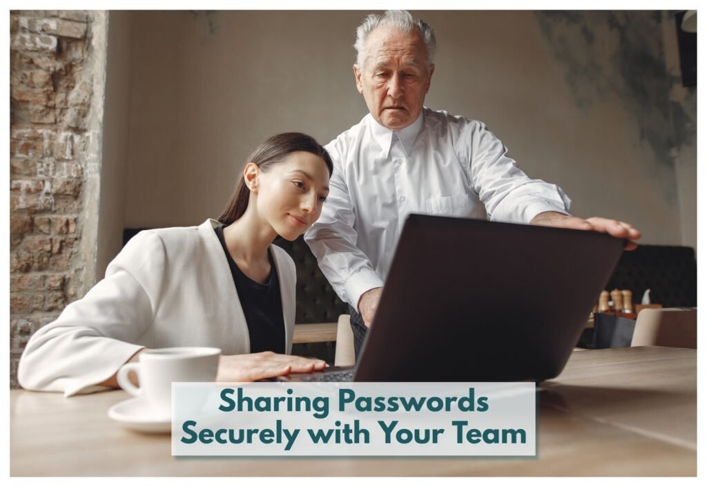 An elderly sharing his password to his employee.