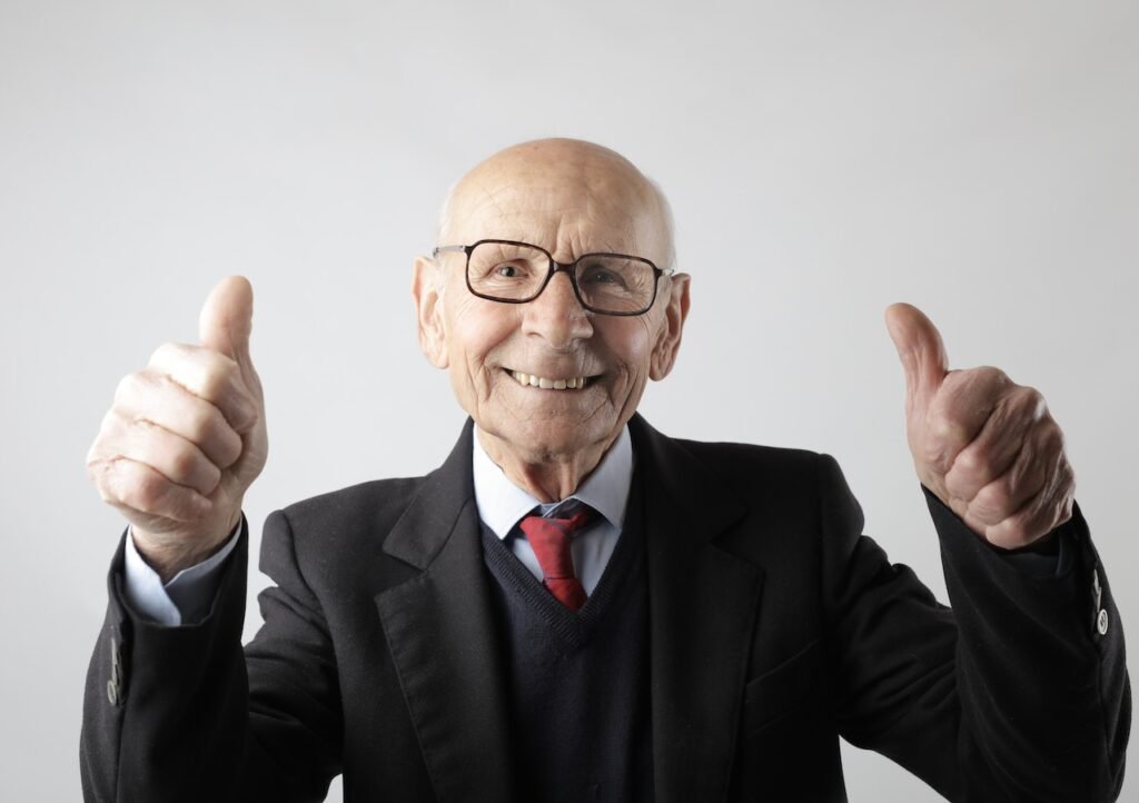 happy elderly in myseniors.world