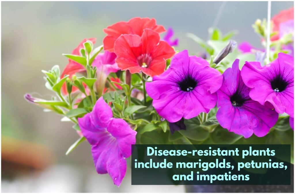 petunia hybrida an example of disease-resistant plant