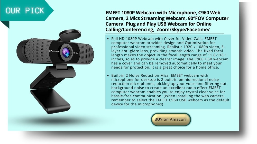 1080P Webcam with Microphone