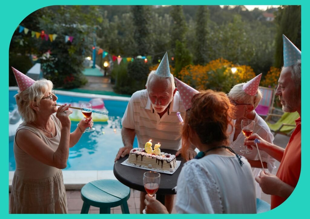 The celebration lets seniors and their loved ones escape reality and enjoy the moment.