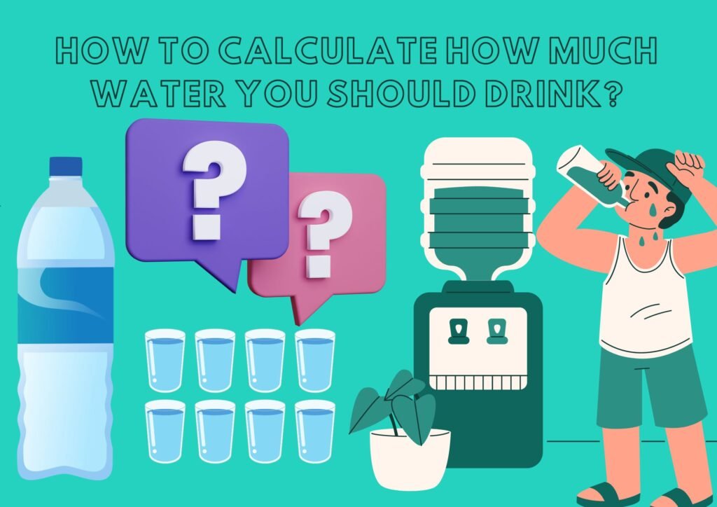 Drink 0.5 to 1 oz of water per pound of body weight.