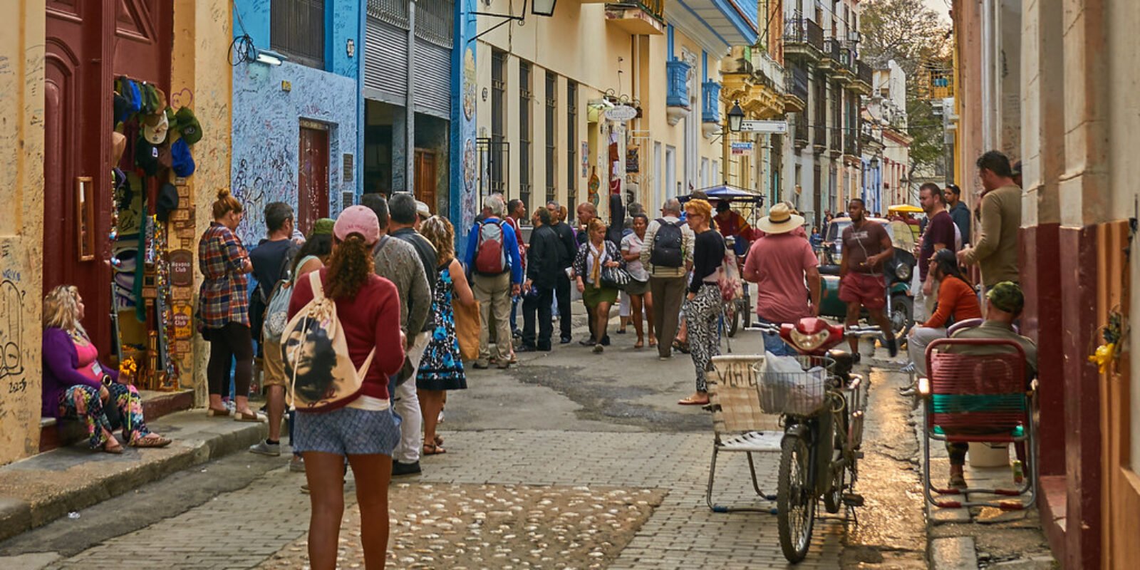 Tourists visiting one of many Senior's Travel Guide to Cuba locations.