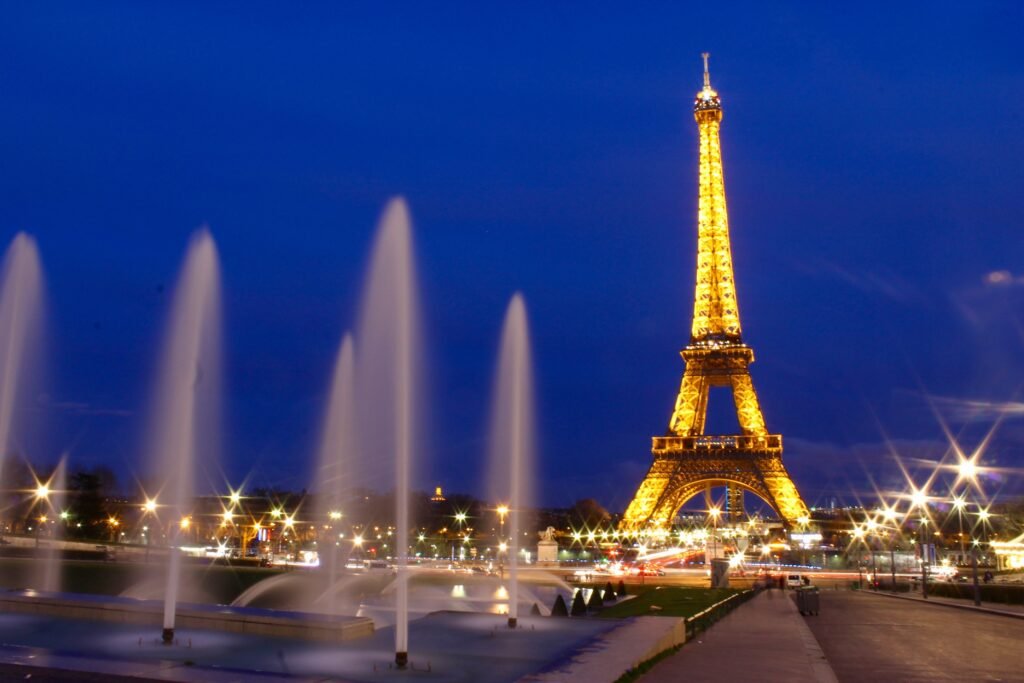 An image of the Eiffel Tower, one of the senior vacation spots in France.