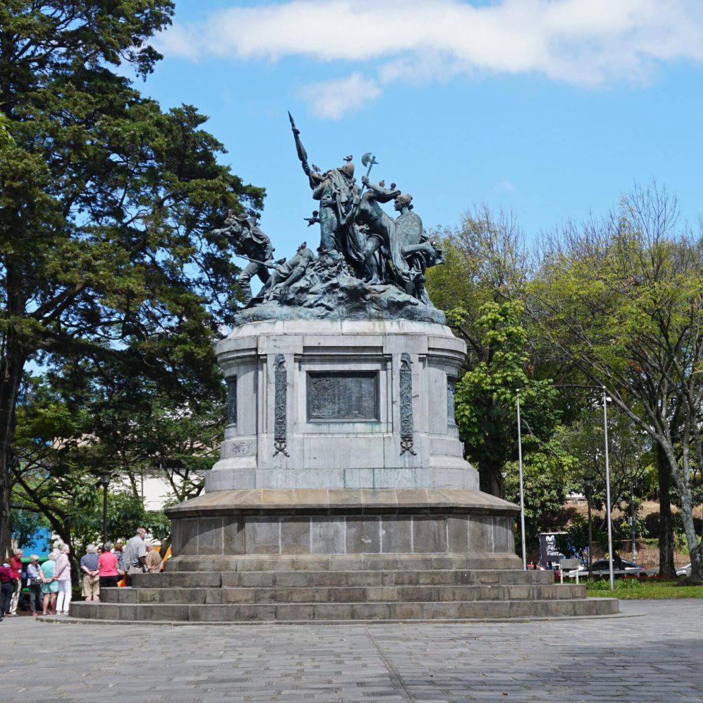 An image of the Monumento Nacional de Costa Rica, one of many spots in a senior trip to San Jose.