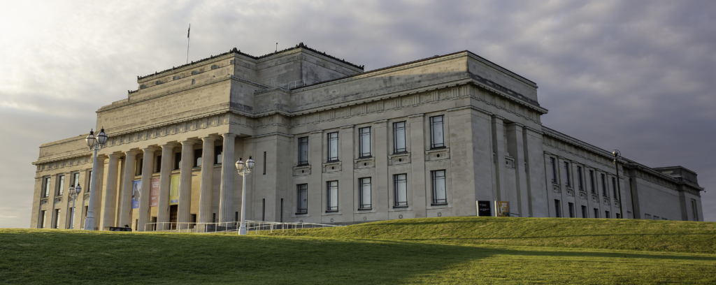 An image of the Auckland War Memorial Museum.