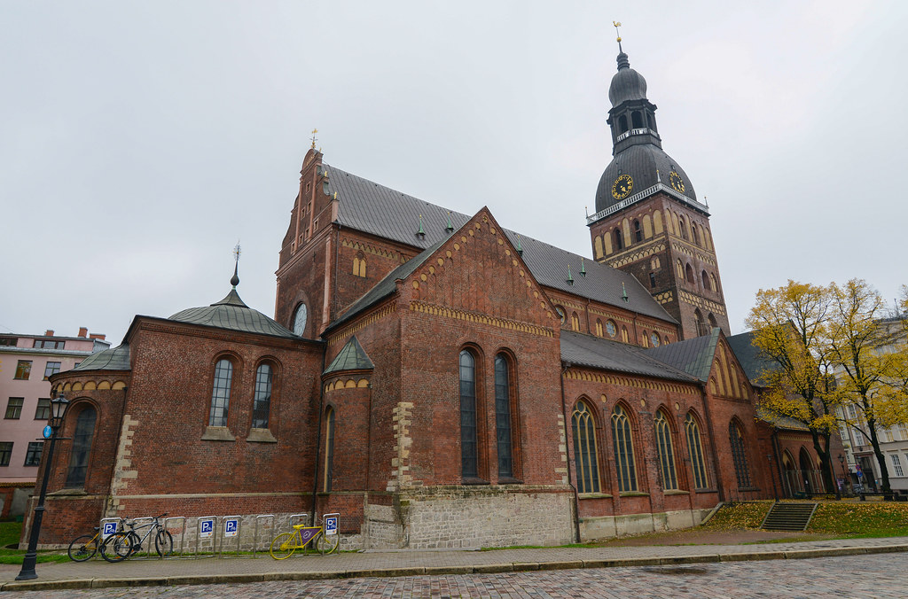 An image of the Riga Cathedral building.