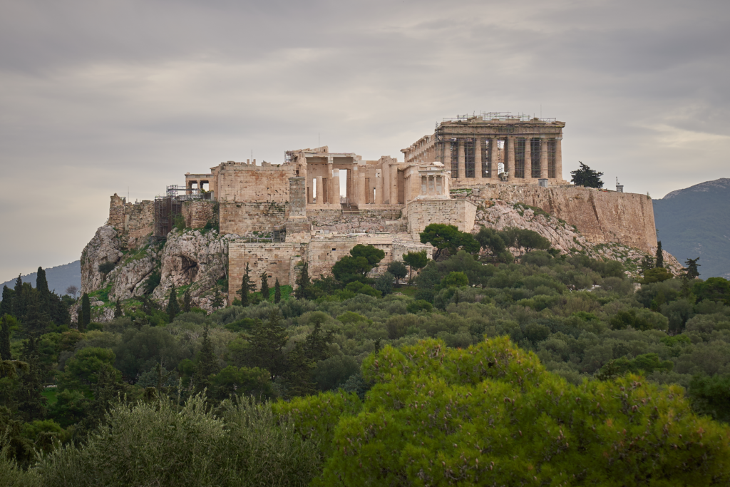 An image of the Acropolis, one of many locations in any senior vacation to Athens.