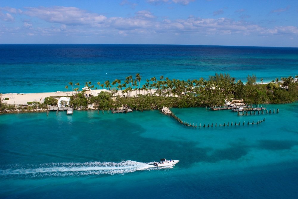 An image of a Nassau port from an article about "senior trip to nassau."