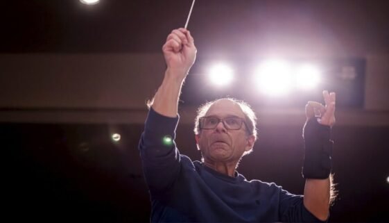 Image: Ohio conductor Rand Laycock back at the podium. A new implant in his brain has nearly erased the tremors that once held him back. - Courtesy of Cleveland Clinic