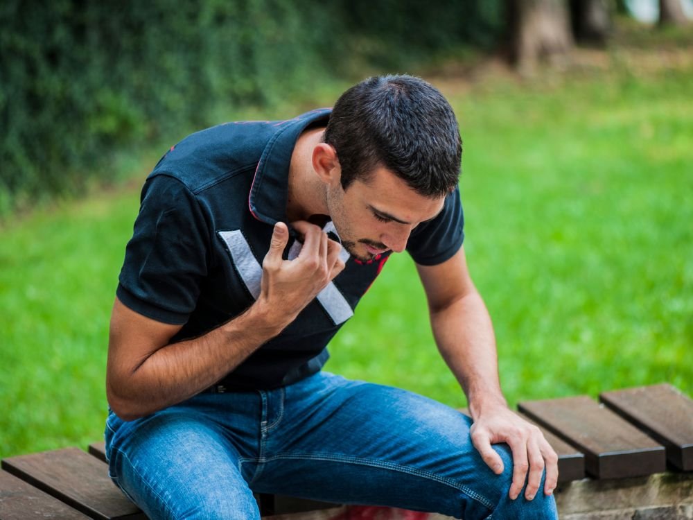 An image of a person about to experience a stroke.