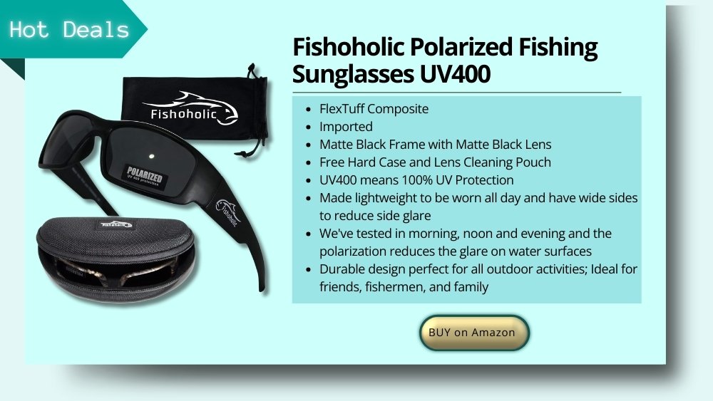 Fishoholic Polarized Fishing Sunglasses UV400